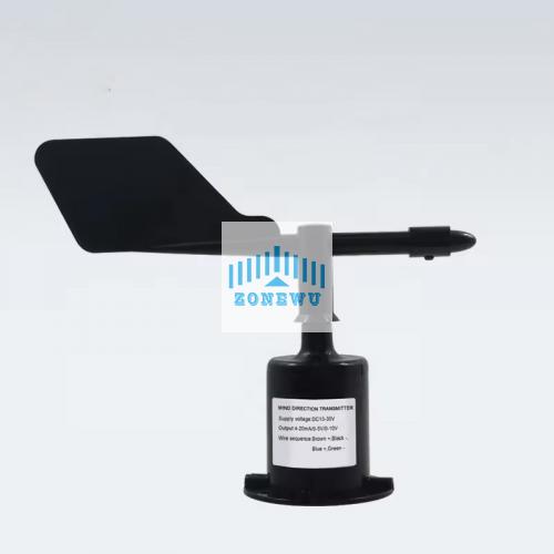 Carbon gathering wind direction sensor