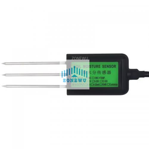 Soil temperature and moisture sensor