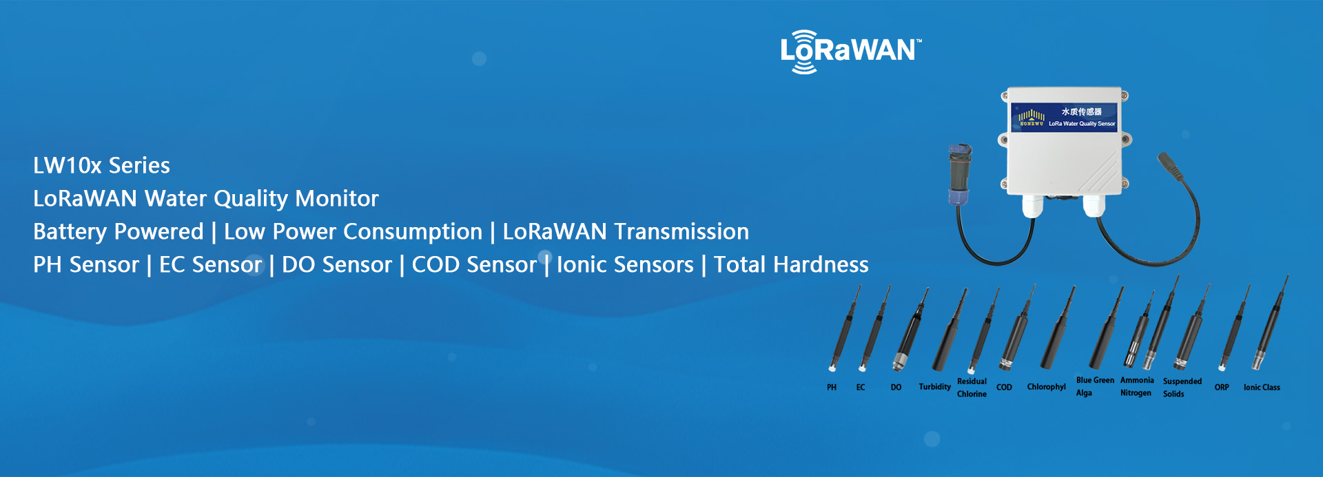LoRaWAN water quality sensor