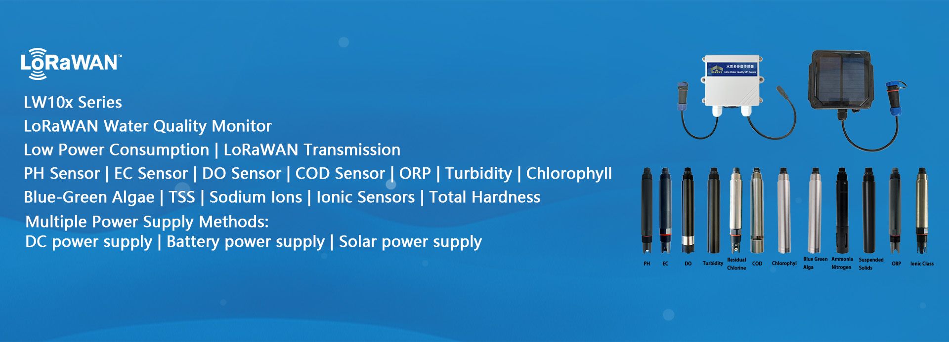 LoRaWAN water quality sensor